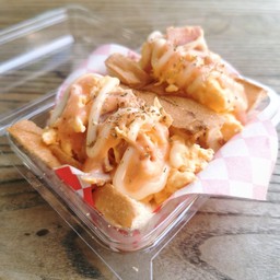 แซนวิชไข่นุ่มแฮมหมู