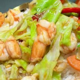 ผัดผัก มีเนื้อสัตว์