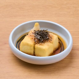 เต้าหู้ทอดราดซอส