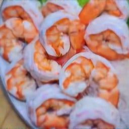 กุ้งลวก 10 ตัว