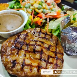 [อร่อยซ่ากับโค้ก] บอตตันบาบีคิว/มันอบ +  โค้ก ออริจินัล (กระป๋อง)