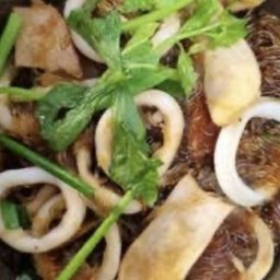 หมึกอบวุ้นเส้น