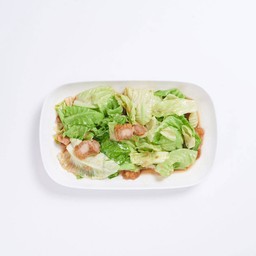 แขนงน้ำมันหอย-หมูกรอบ