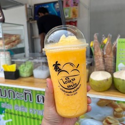 น้ำส้มปั่น  100%