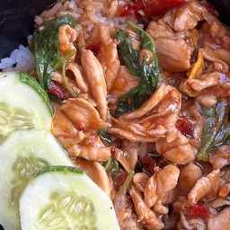 ข้าวกะเพรา ข้าวไก่ย่างเจ๊ติ๊ก (ซอยภาณุวงศ์1) ข้าวกะเพรา ข้าวไก่ย่างเจ๊ติ๊ก (ซอยภาณุวงศ์1)