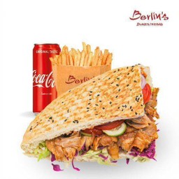 Doner Kebab Chicken Regular Size เคบับเนื้อไก่ Sandwich  Set [อร่อยซ่ากับโค้ก]