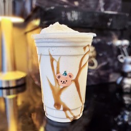 นมหมีคาราเมลปั่น