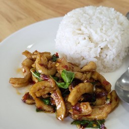 เมนูใหม่!! กะเพรากากหมู