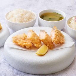 Salmon Katsu Cutlet Set