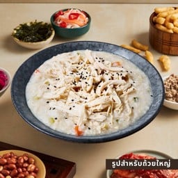 Chicken Gains (55g protein) 185g Chicken Breast โจ๊กโปรตีนไก่ฉีก