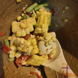 ข้าวโพดไข่เค็ม