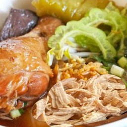 เกาเหลาน่อง+ไก่ฉีก