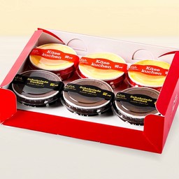 มิกซ์ช็อคโกแลตชีสคัพ (6ชิ้น) 1 กล่อง