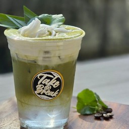 ชาเขียวมะพร้าวครีมชีส