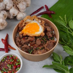 ข้าวกะเพราเนื้อ