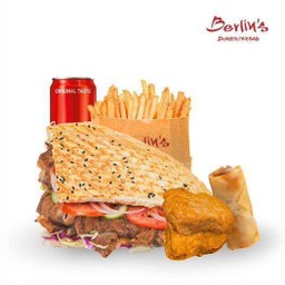 Beef Kebab with Fries, 1x Beef Spring Roll & 2xNuggets Value Set [อร่อยซ่ากับโค้ก]