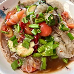 ตำเส้นเล็กกุ้งสด