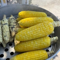 ข้าวโพดหวานสีเหลือง เป็นฝัก