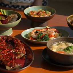 เซ็ทเมนูกับข้าวอาหารไทย 7 อย่าง - 7 Thai Dishes