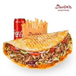 Doner Wrap Pizza Chicken โดเนอร์พิซซ่า ไก่ Set [อร่อยซ่ากับโค้ก]