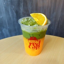 Matcha Orange Juice | มัทฉะน้ำส้มสด