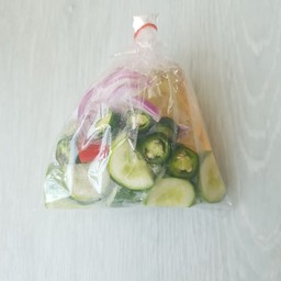 เพิ่มน้ำจิ้มอาจาด แตงหั่น