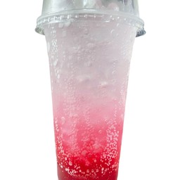 แดงโซดาแบบแก้ว