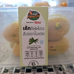 เค้กชิฟฟ่อนสังขยาใบเตย Bow