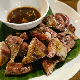 ไส้อ่อนย่างเตาถ่าน