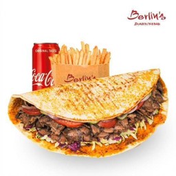Doner Wrap Pizza Beef โดเนอร์พิซซ่า เนื้อวัว Set [อร่อยซ่ากับโค้ก]