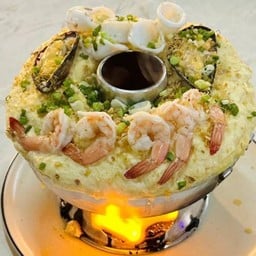 Steamed Egg With Seafood