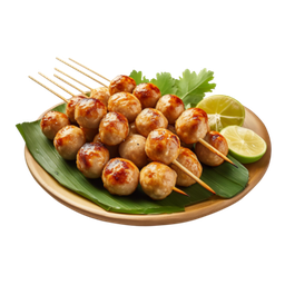 ลูกชิ้นหมูปิ้ง