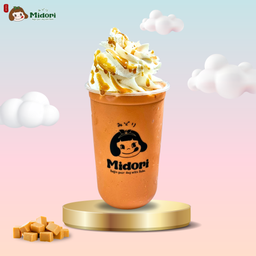 ชาไทยปั่นวิปครีมคาราเมลซอส 22 oz.