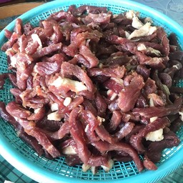 เนื้อแดดเดียว250กรัม