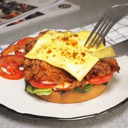 Deep Fried Chicken on Toast