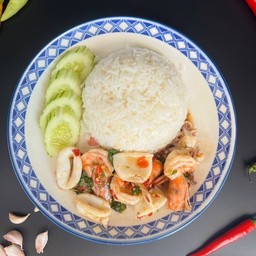 ข้าวกระเพราทะเล