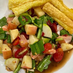 ตำแซลมอนแอปเปิ้ล