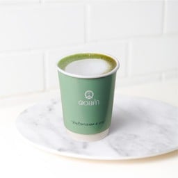 มัทฉะนมร้อน