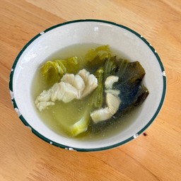 ต้มผักกาดดองหมูสามชั้น