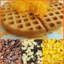 วาฟเฟิลใส้ทะลัก