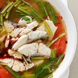 ต้มยำเนื้อปลากะพง