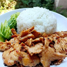 ข้อว ไก่ทอดกระเทียมพริกไทยดำ