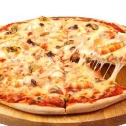 Pizza พิซซ่าทะเล กุ้ง หอย ปลาหมึก