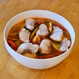 ต้มยำเนื้อปลาเก๋า