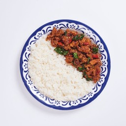 ข้าว+กะเพราไก่กรอบ