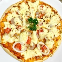 Seafood Pizza Thin Crust