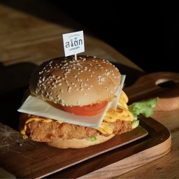 เบอร์เกอร์ไก่กรอบ