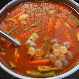 Mixed Vegetable Sour Soup With Ryukyu Fish Roe