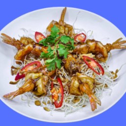 กุ้งทอดซอสมะขาม