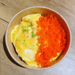 ข้าวไข่ข้น+ไข่กุ้ง